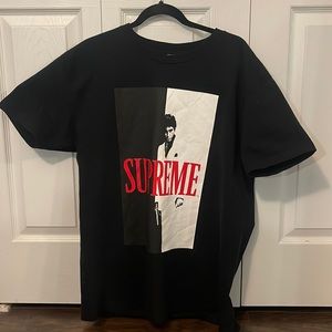 Supreme Scarface Split T-Shirt ‘Black’